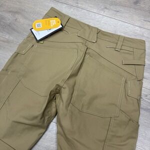 NWT 1620 Workwear Slim Fit Double Knee Utility Pant Men's Sz 34x32 Khaki Cordura